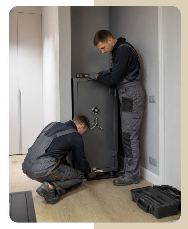 Установка сейфа в квартире в Железногорске от 4652 р. | ДвериЛегко-Жлр